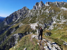 Mangartsraße in Slowenien